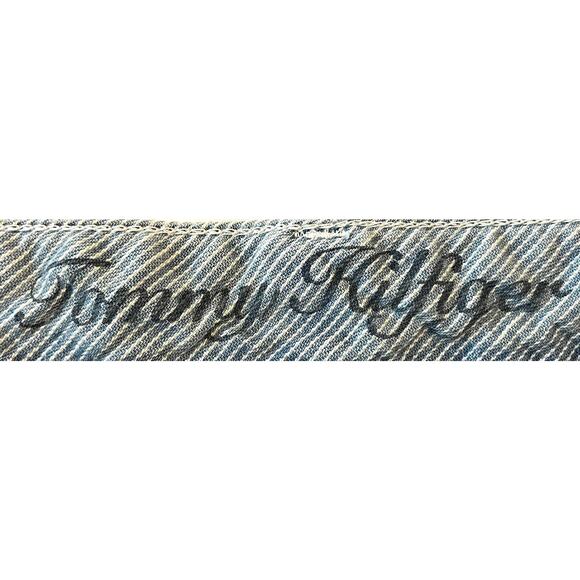 TOMMY HILFIGER FLAT FRONT MINI PENCIL SKIRT, WOMENS, 14, BLUE/WHITE STRIPES - Picture 8 of 11